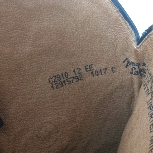 Tony Lama Boots Mens #CZ810 Lizard Pretty Cowboy Black Leather Sz 12EE - Picture 13 of 17